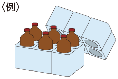 緩衝材の使用例