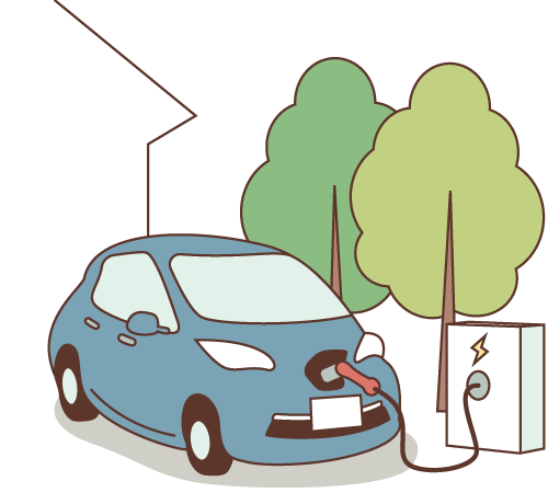 自動車充電イメージ