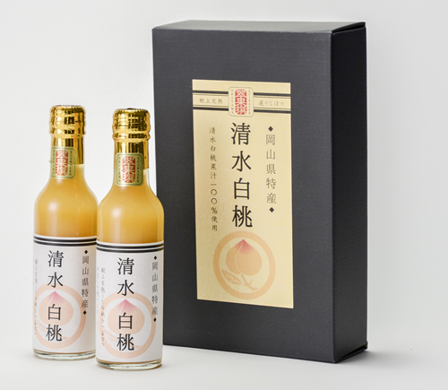 翠果撰　岡山清水白桃ドリンク 果汁60％　200ml×2本